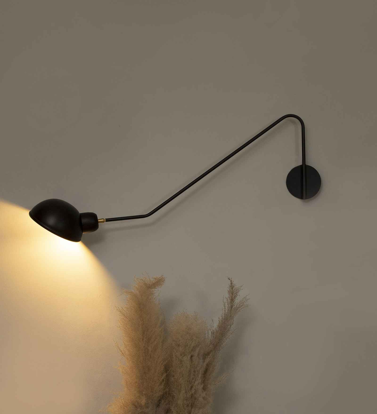 Vintage Industrial Black Metal Single Hanging Light