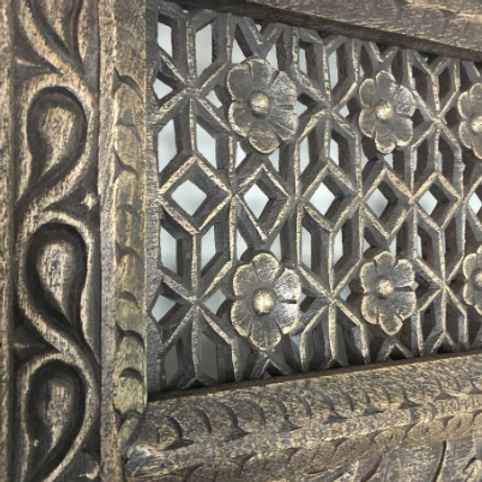 The Mehrab White Jaali Mirror