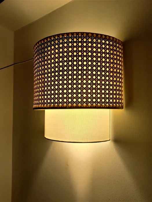 Diamond Cane Table Lamp