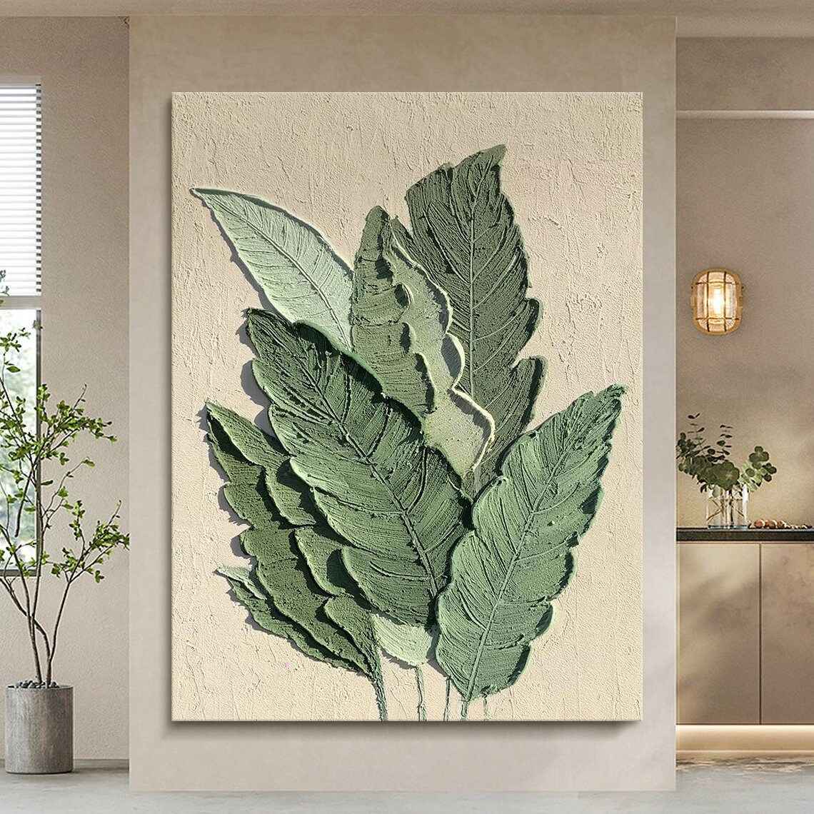 Leaf Texture Art