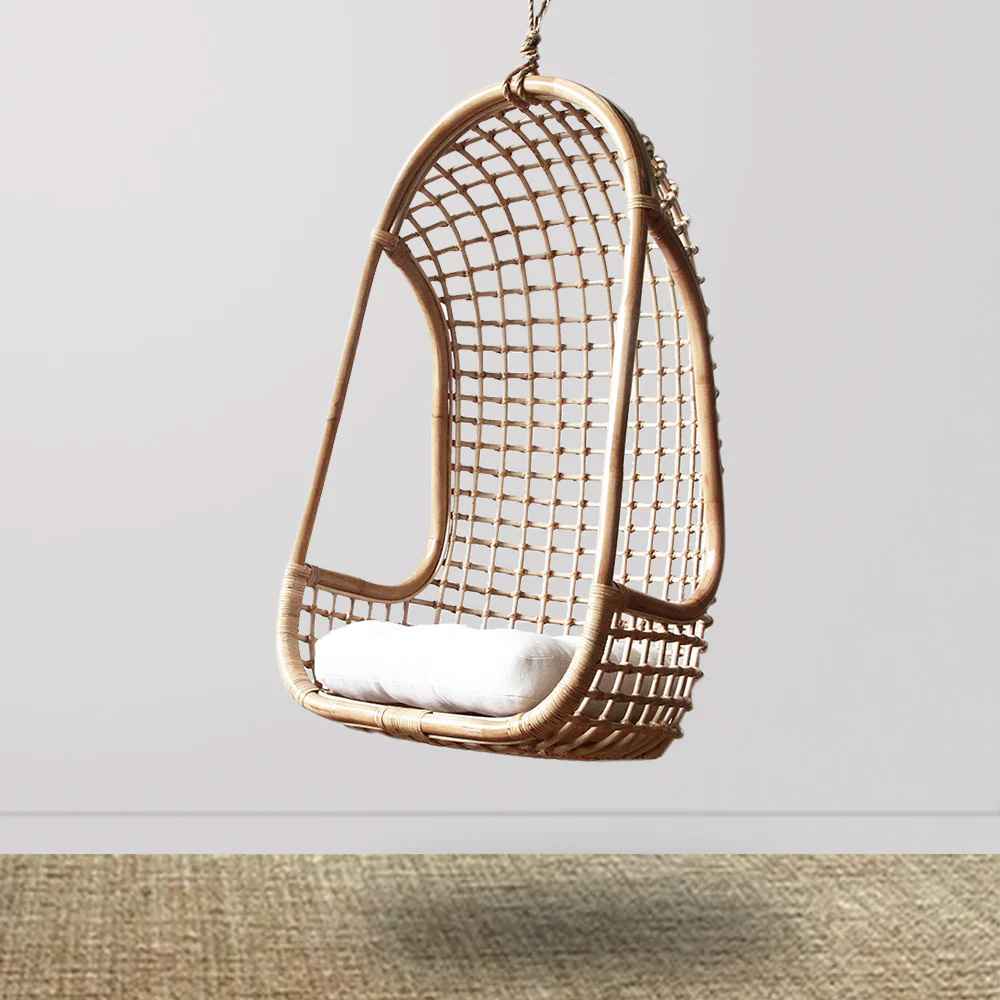 Kaahira Beautiful Hanging Nest Chair for Kids and Adults in Wine Color