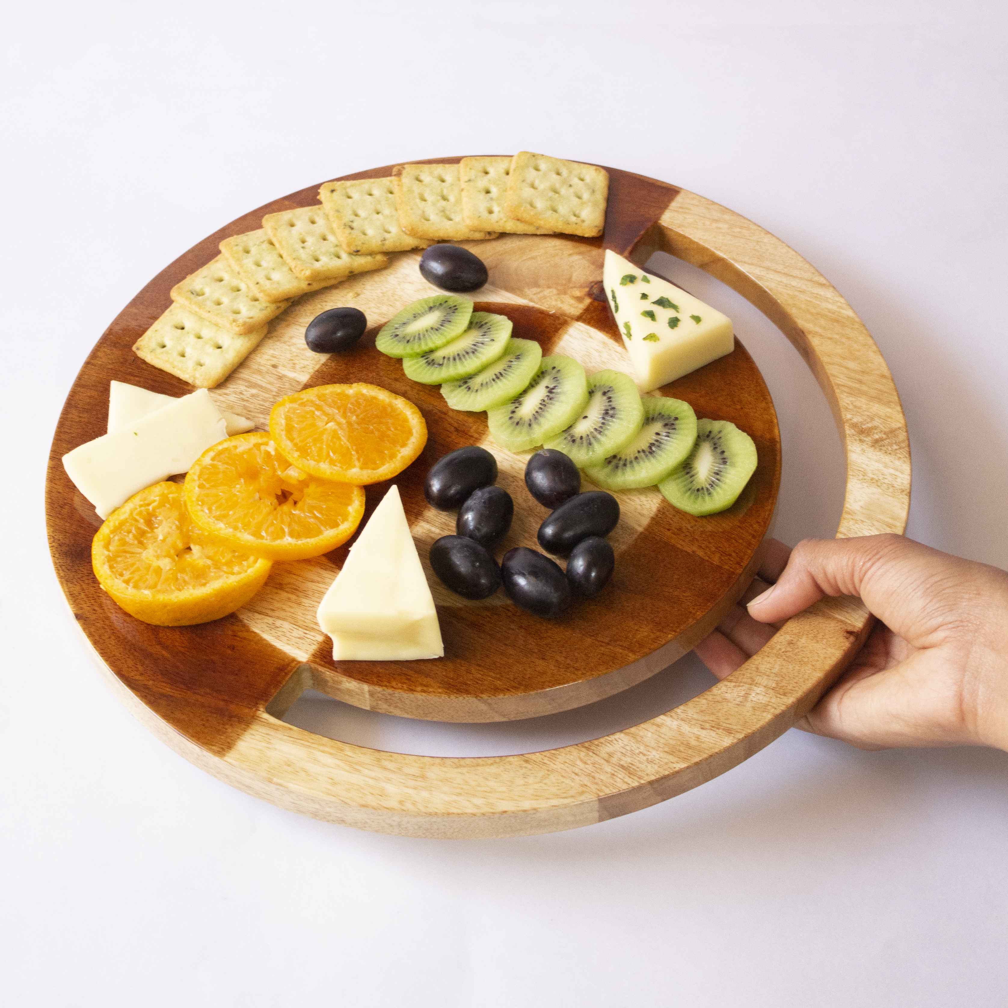 Two-Hued Cheese Platter