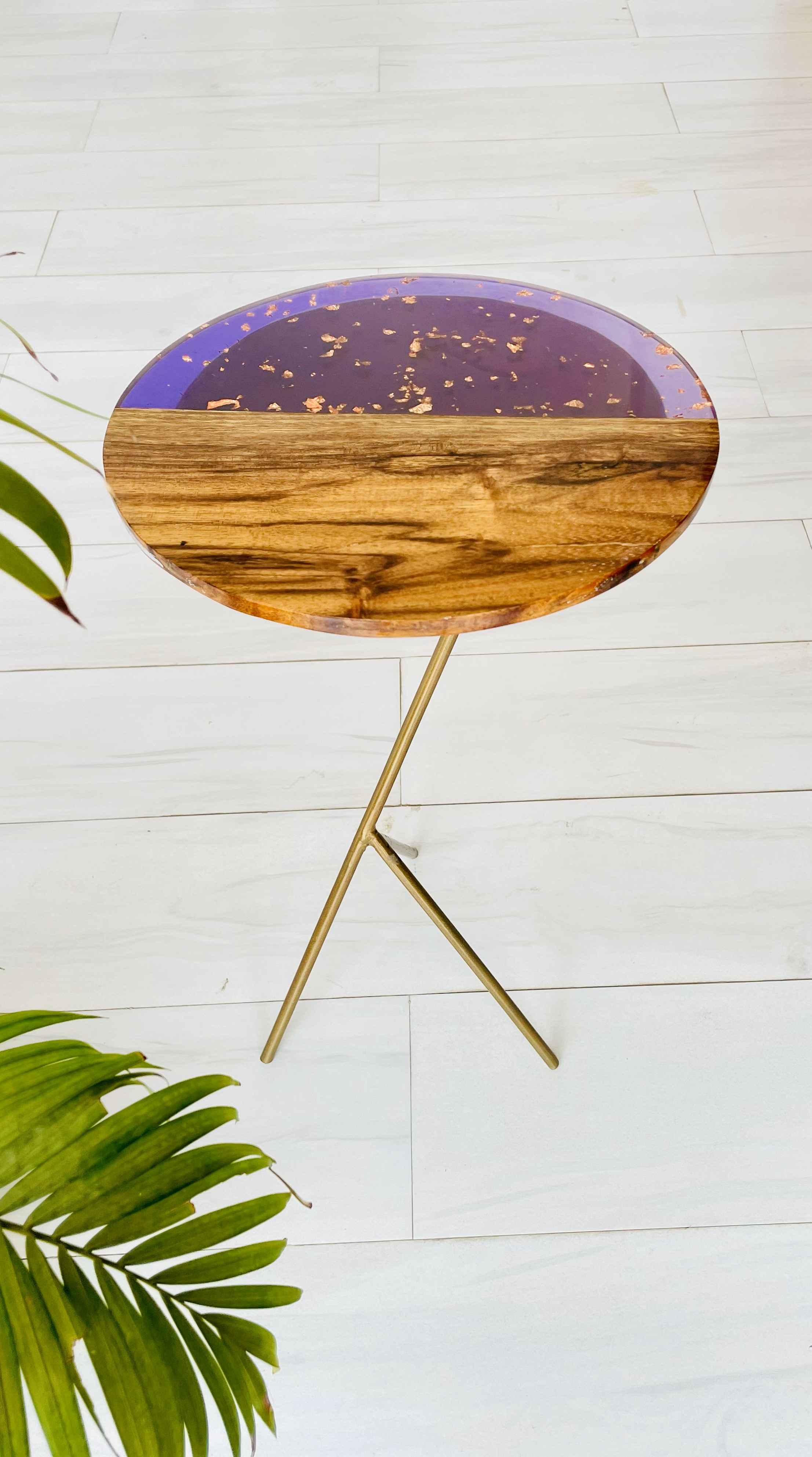 Purple Side Table