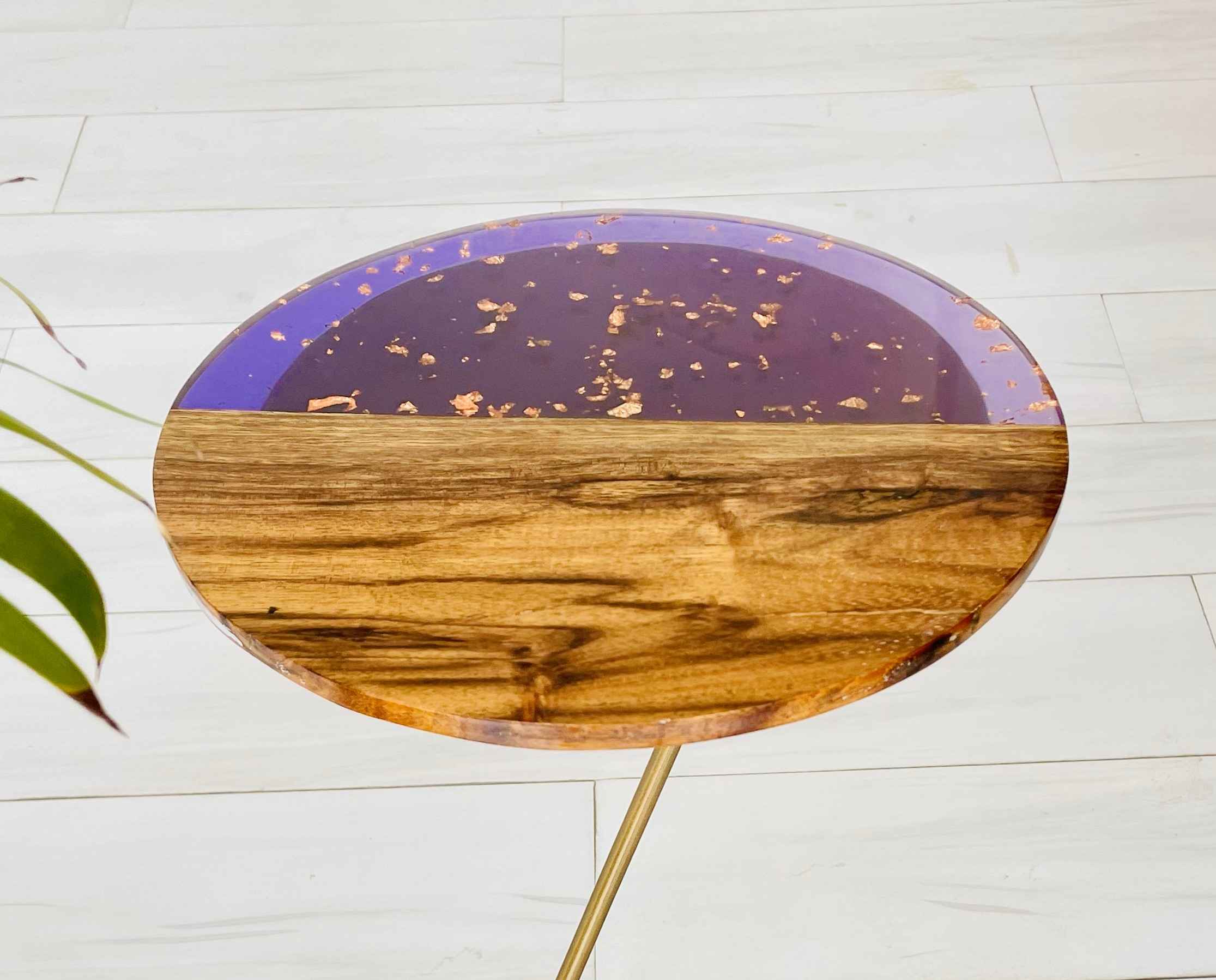 Purple Side Table