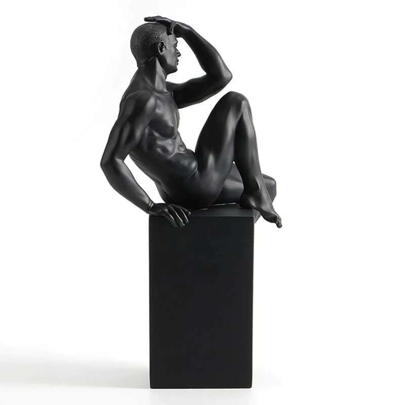 Greek Virile Man Sculpture