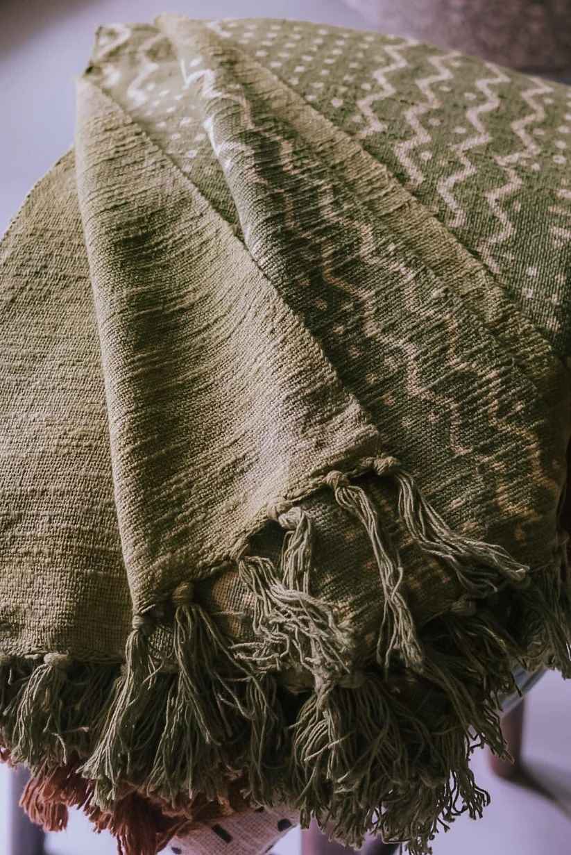Sania Mudcloth Throw