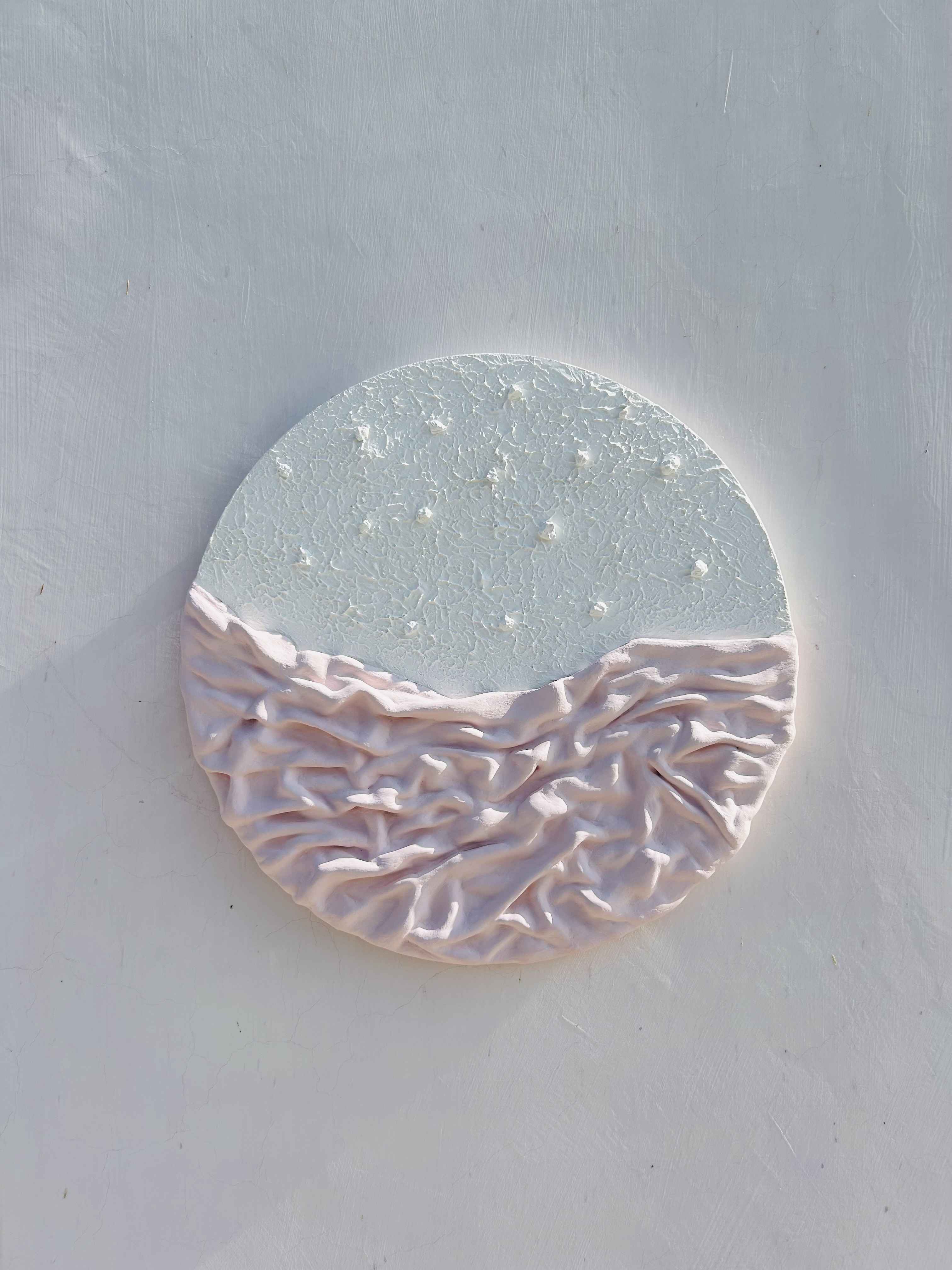 Round Fabric Texture Art