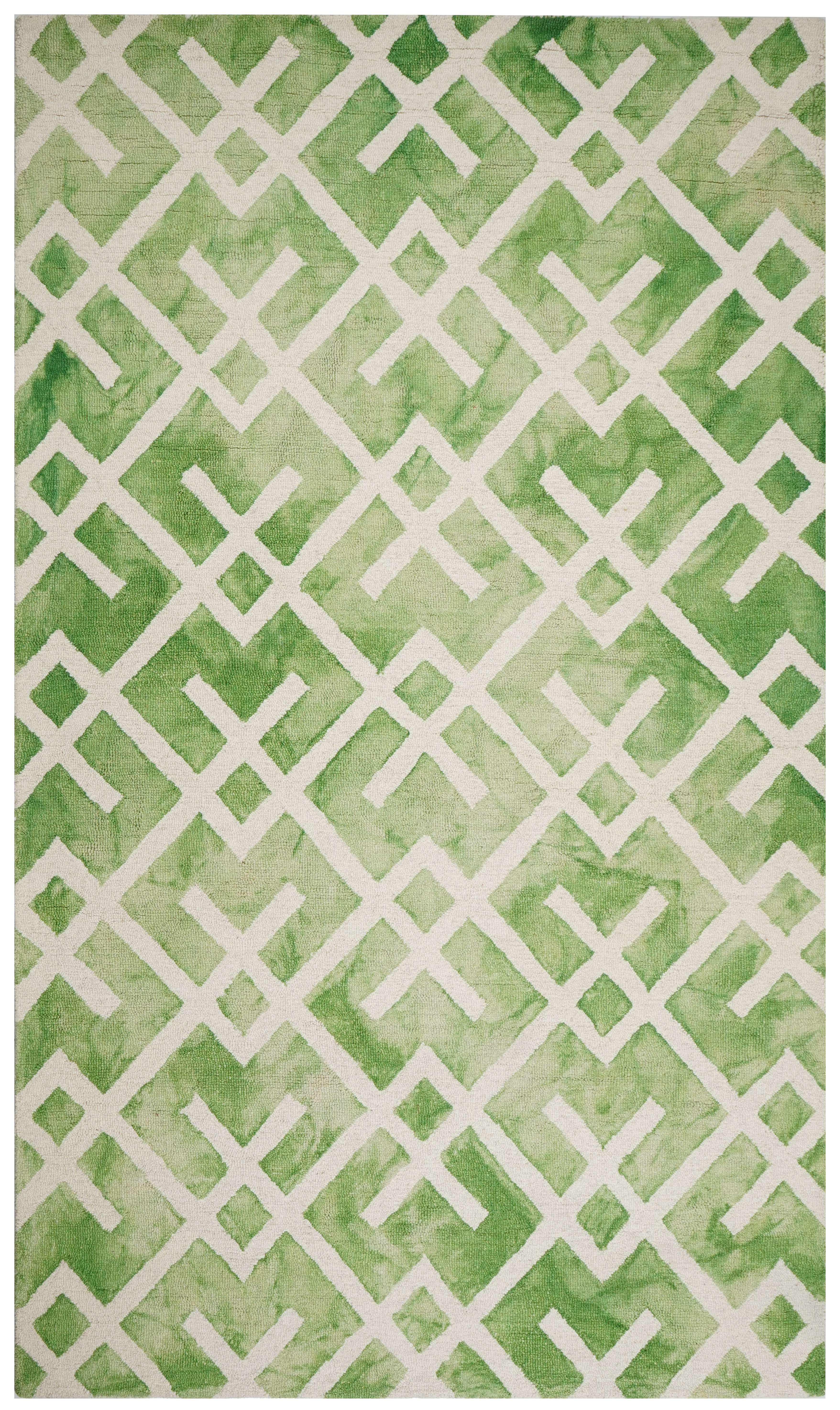 GREEN GROUND RUG