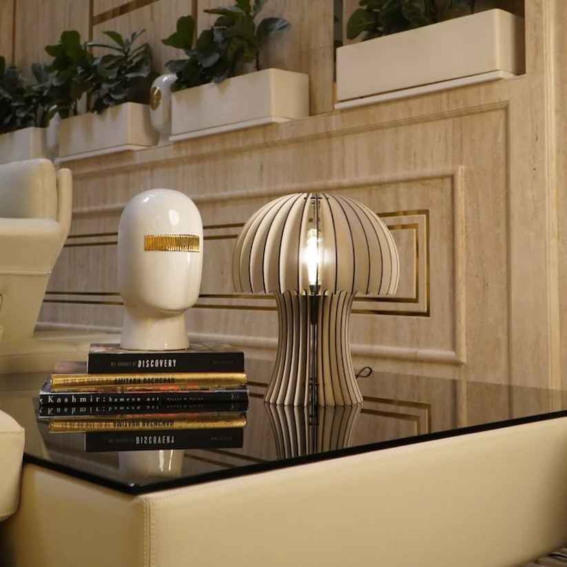 Modern Study Lamp With Metal Base