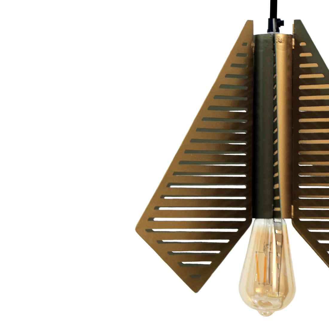 Warind Handcrafted Upward Cone Hanging Lamp