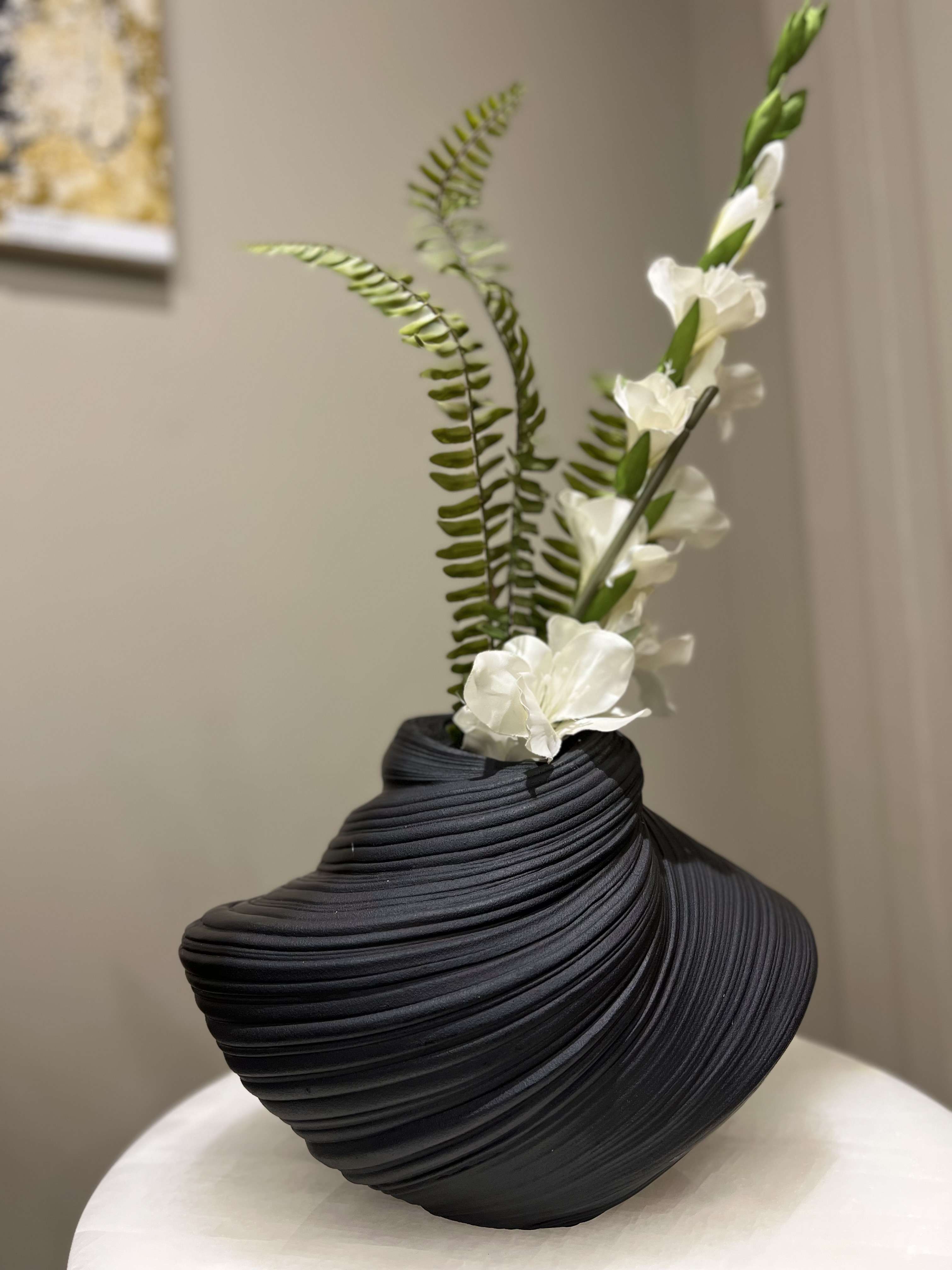 Art Of Iron Vase