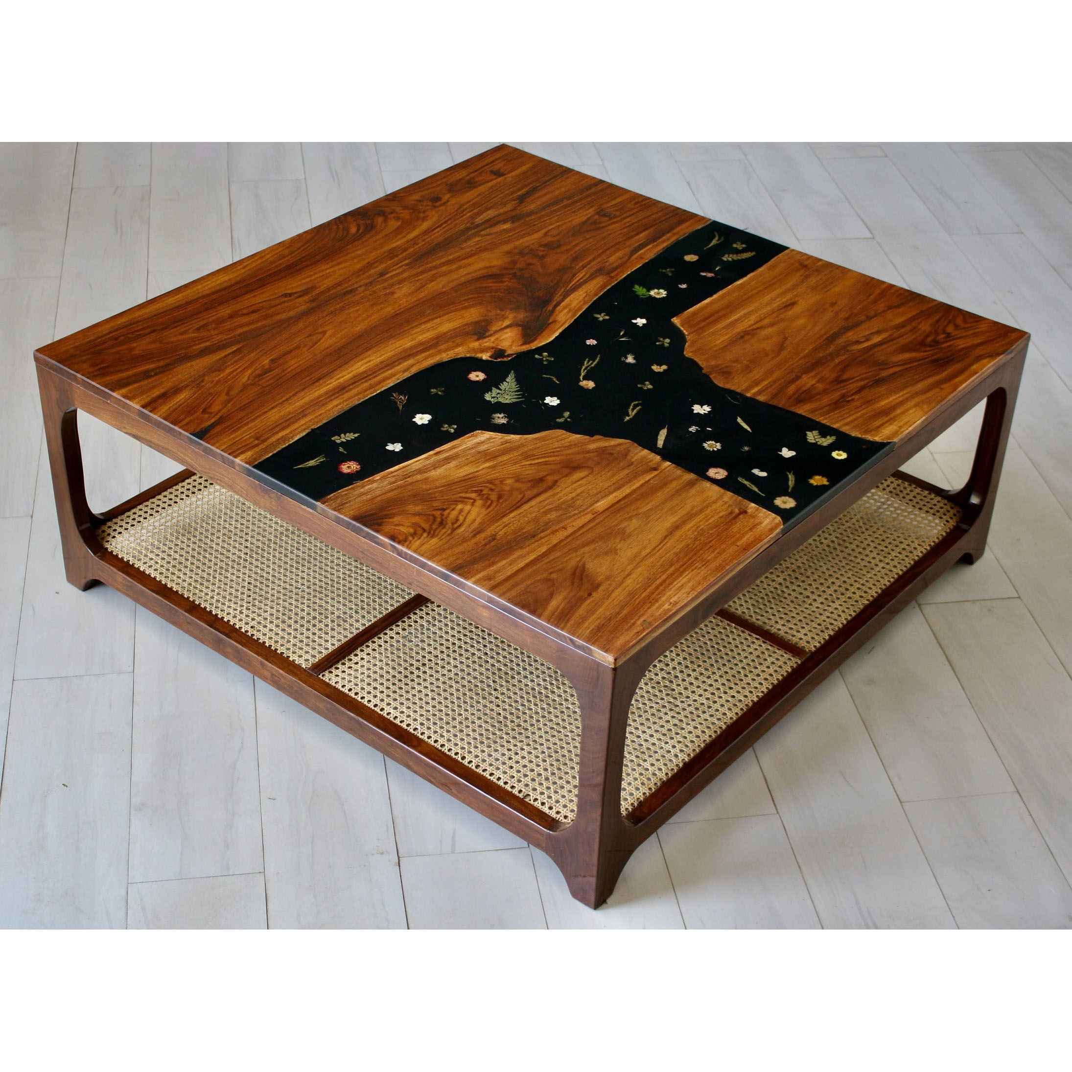 Black Teak Centre Table