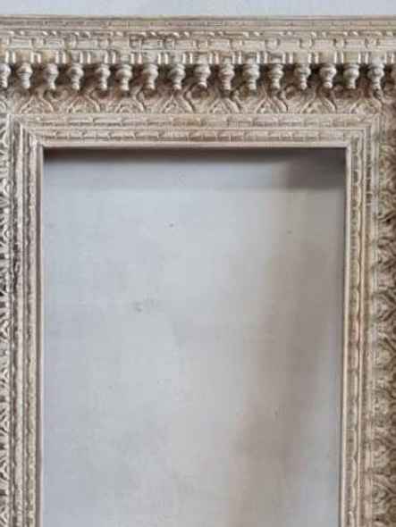The Mehrab White Jaali Mirror