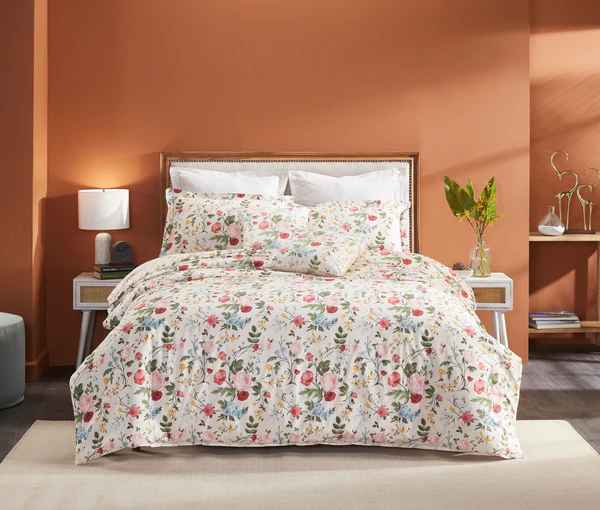 Fiddle Embroidered Duvet Cover Set