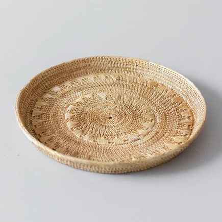 Round Golden Tray