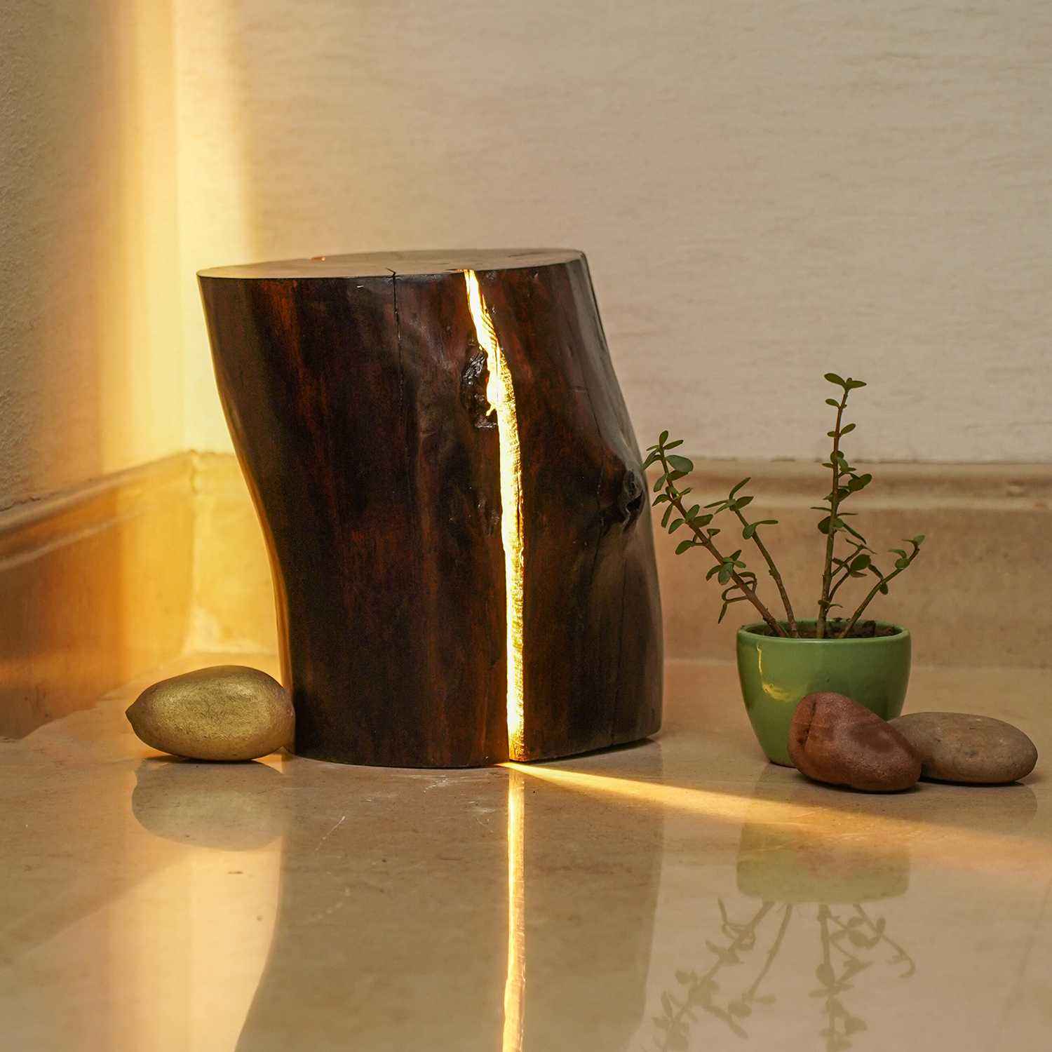 Wooden Stand Lamp