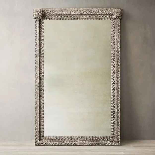 The Mehrab White Jaali Mirror
