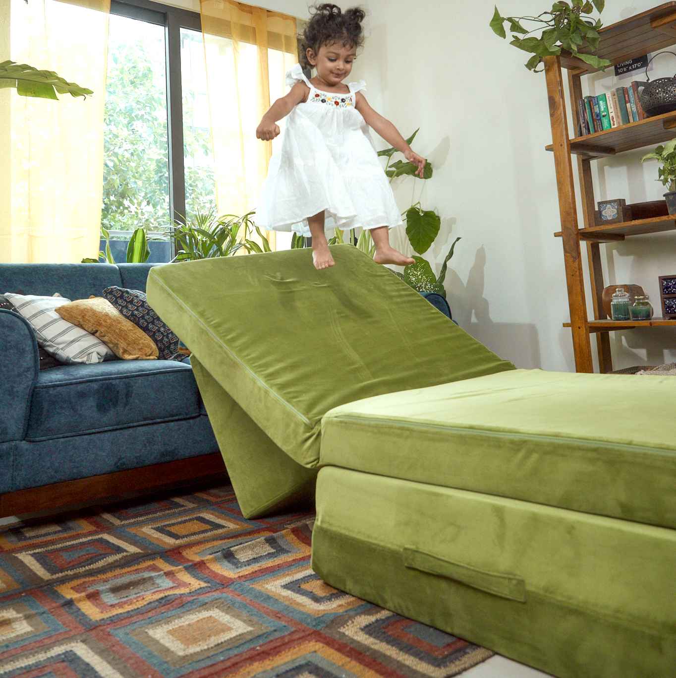 Cosmos Play Couch - Jungle Green
