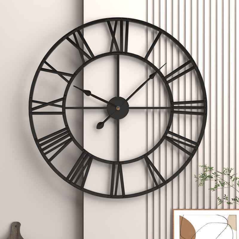 Black Cross Wall Clock