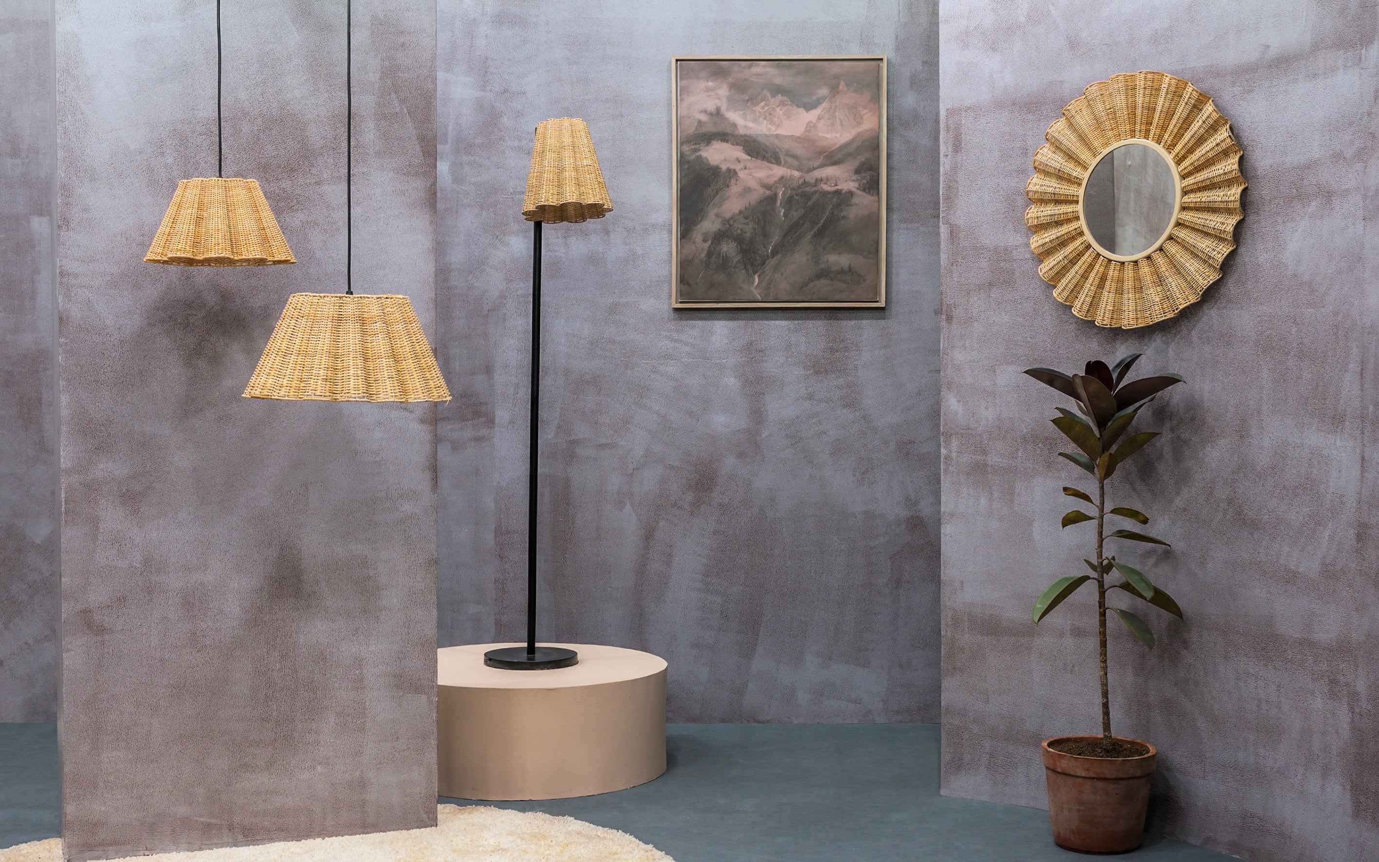 Kurashi Drop Hanging Lamp