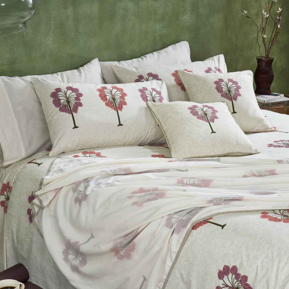 Fig Block Print Bedsheet Set