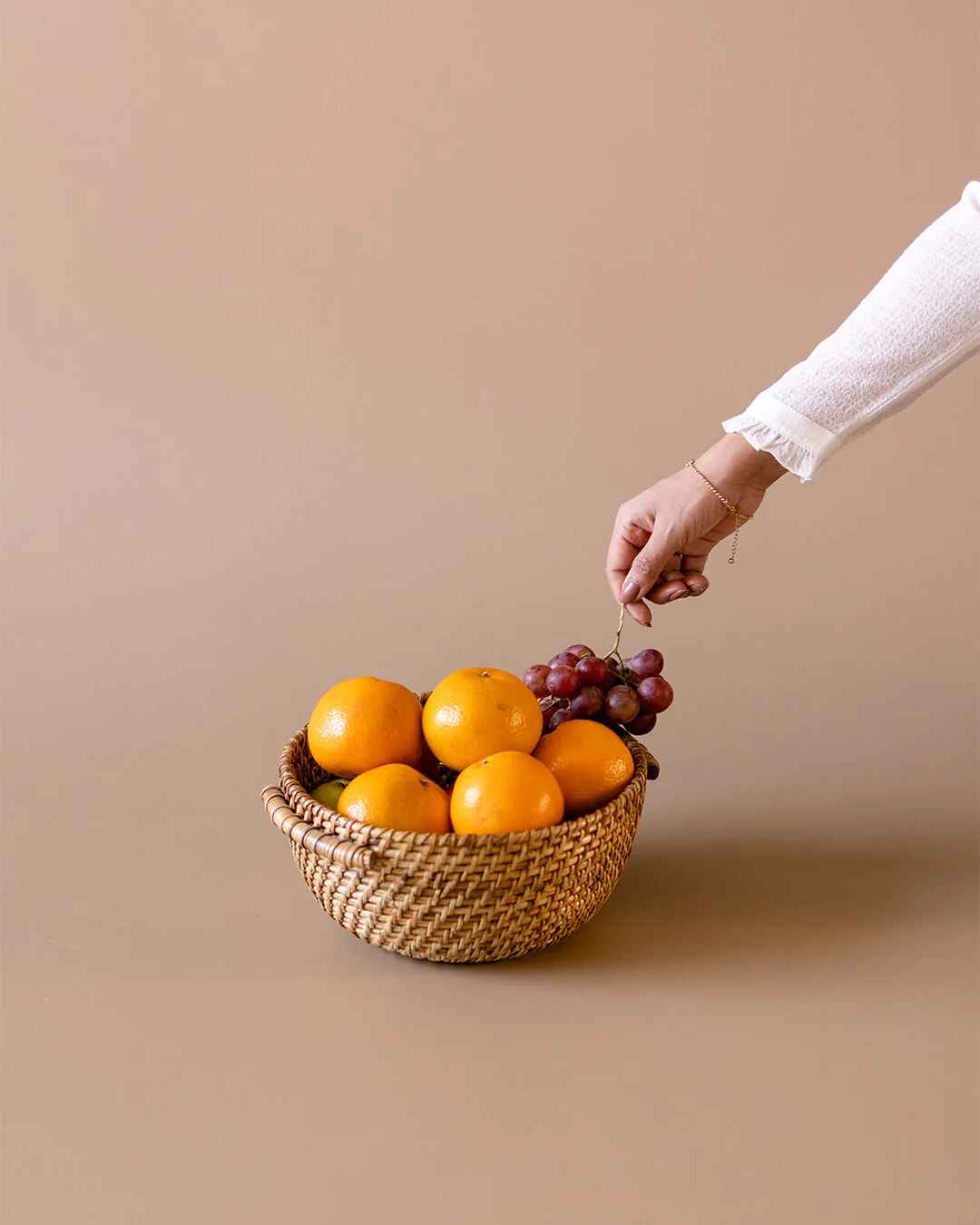 Cane Bowl with Handles