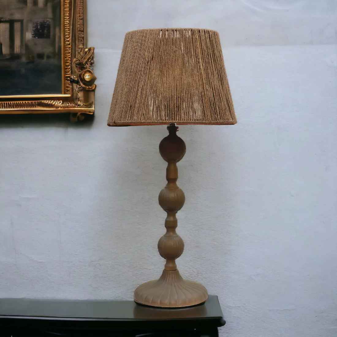 Vintage Jute Theory Table Lamp