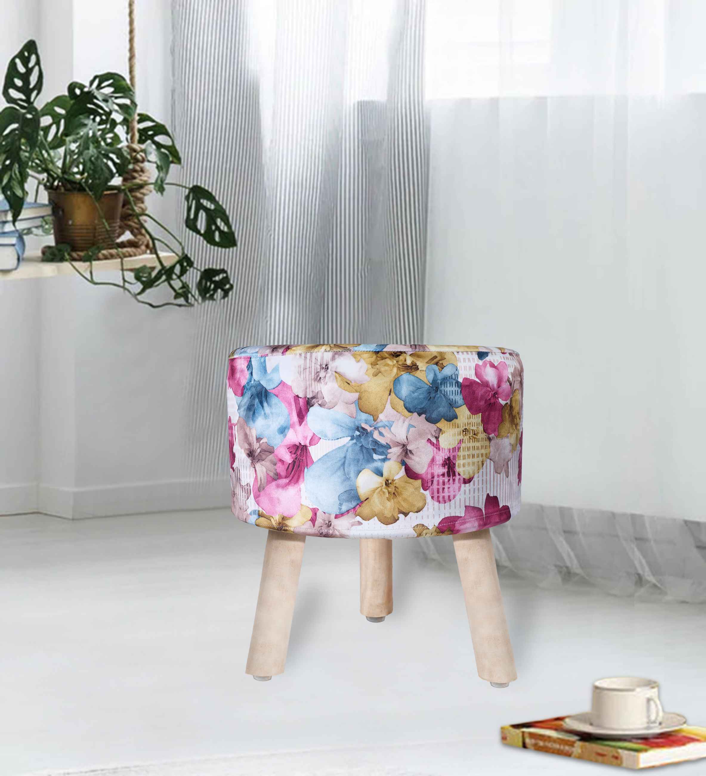 Opulent Quad-Leg Pouf