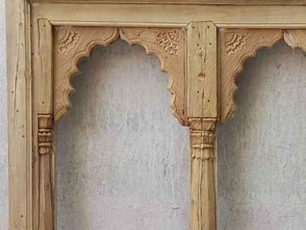The Mehrab White Jaali Mirror