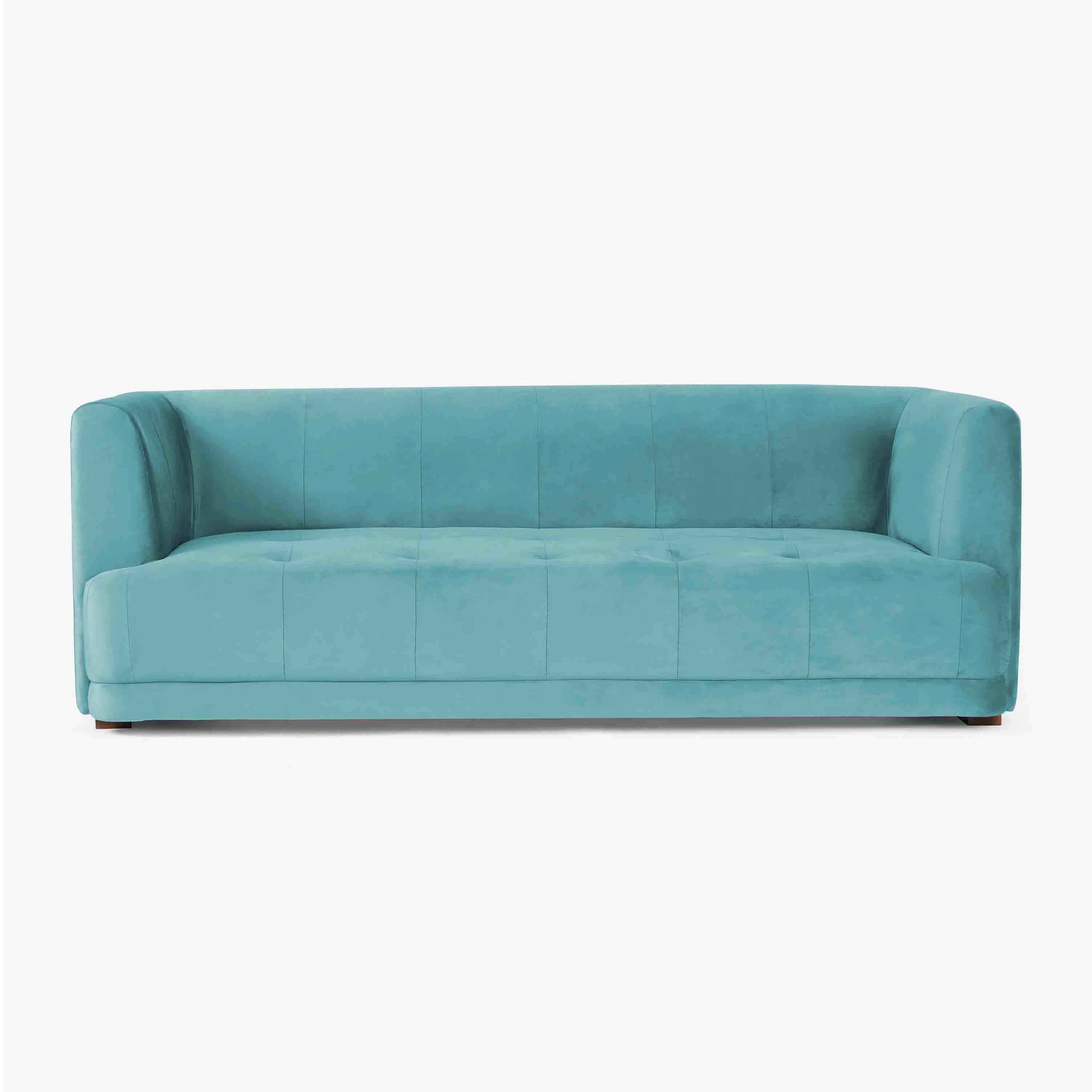 Marlow Performance Bouclé Armless 3 Seater Sofa