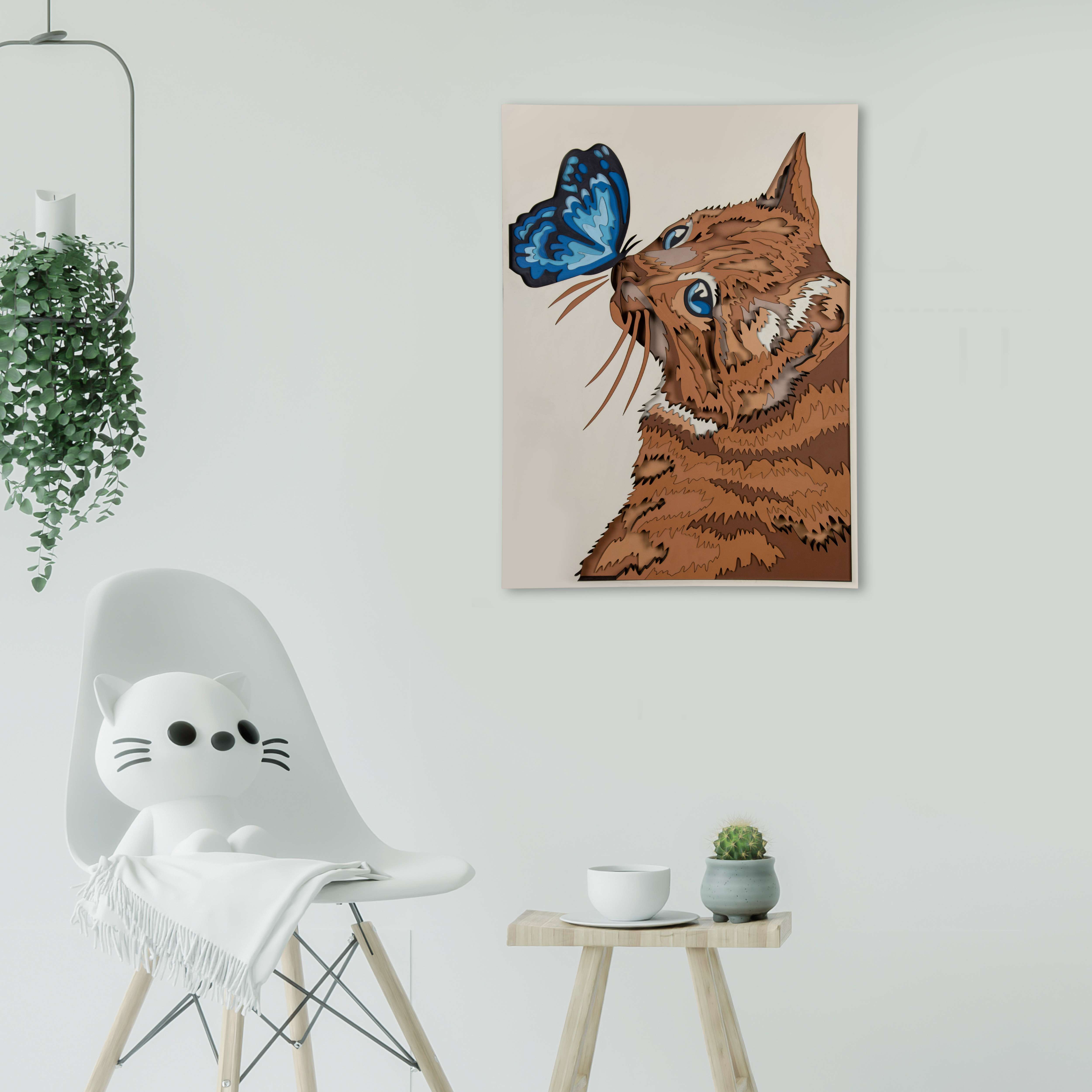 Colorful Princess Face Multi Layer Mandala