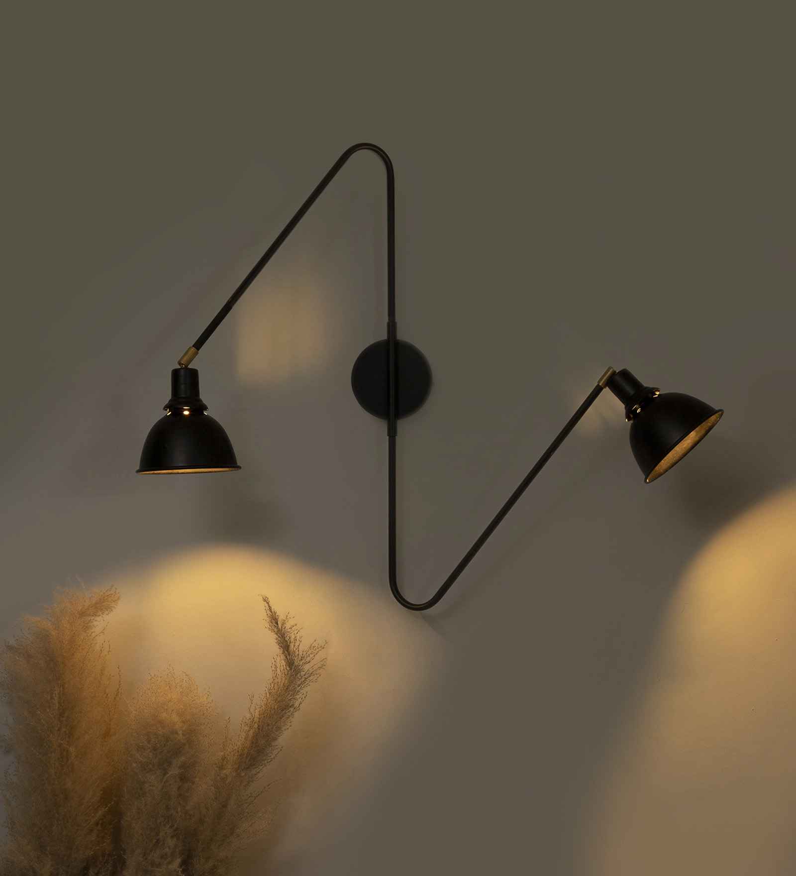 Vintage Industrial Black Metal Single Hanging Light