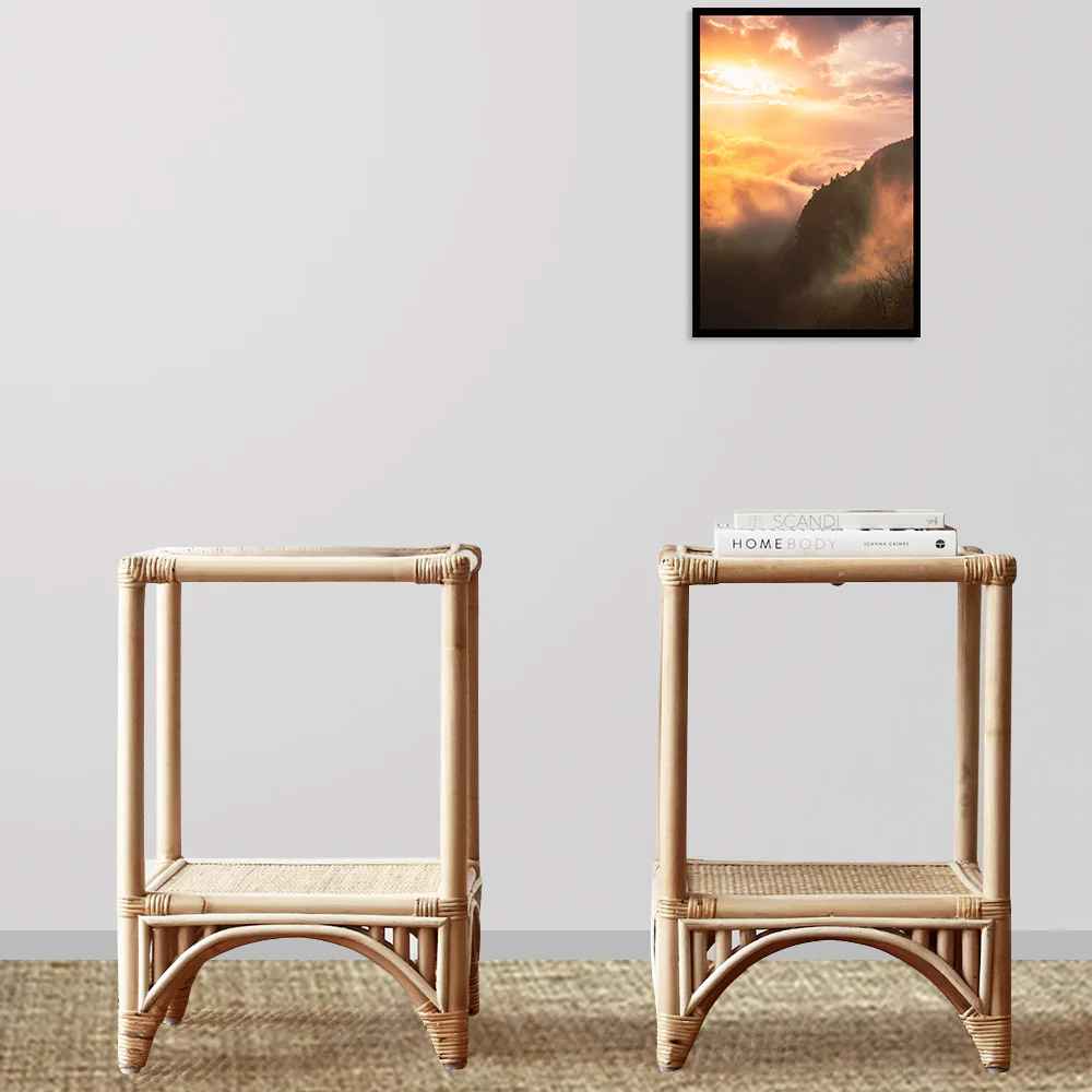 Haven Cane Side Table