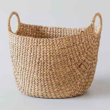 Curved Wicker Basket