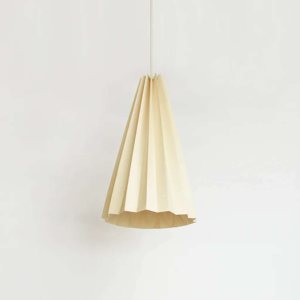 White Paper Origami Lampshade; Tipi High Single Pack