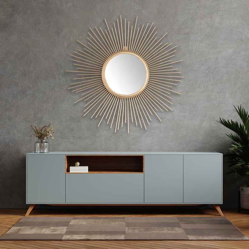 The Mehrab White Jaali Mirror