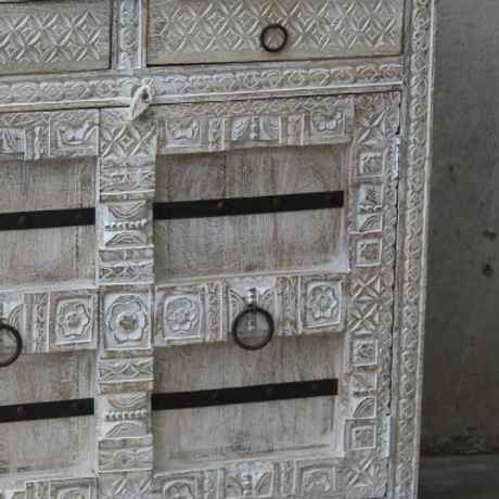 The Nilagra Rustic White Cabinet