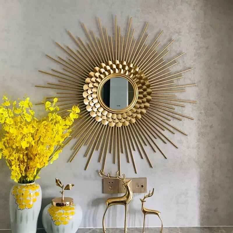 Modern Gold Pentagon Wall Décor