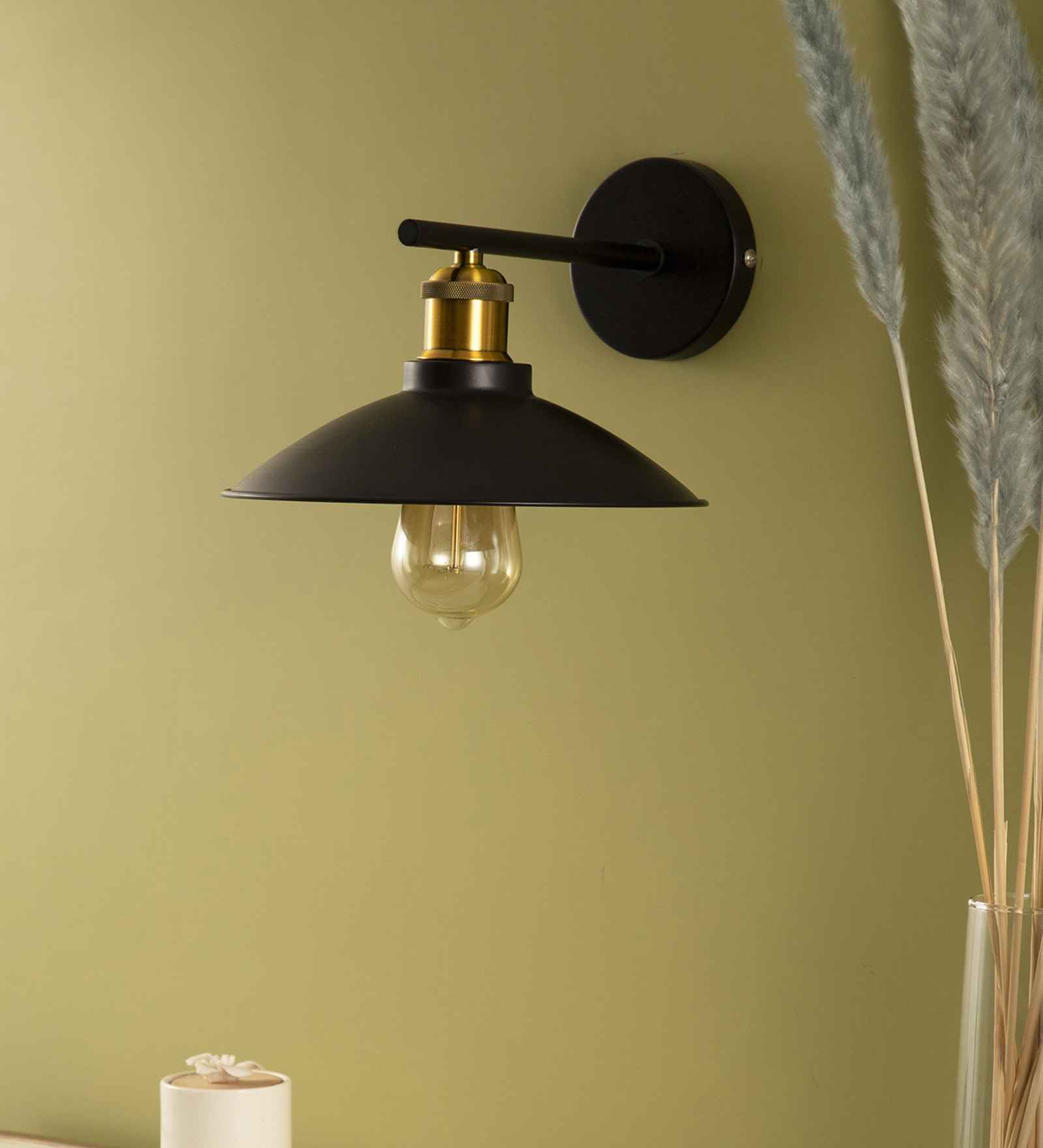 Top Solid Wall Mount Lamp (Recycled Bottle)