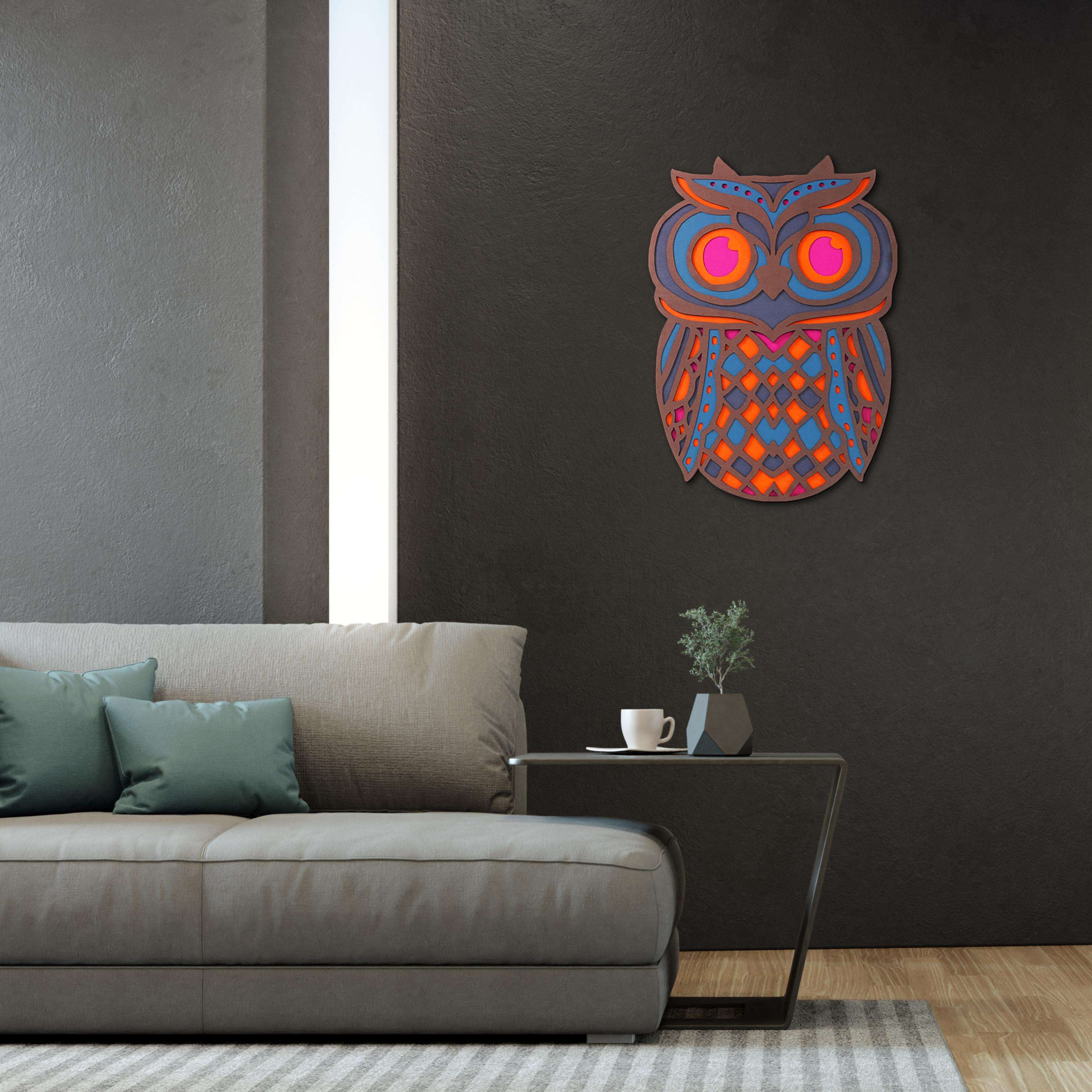 Elephant Zentangle Mandala Art Wall Decor