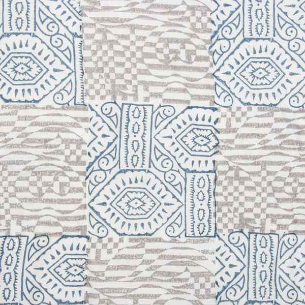 Zuri Block Print Cotton Dohar