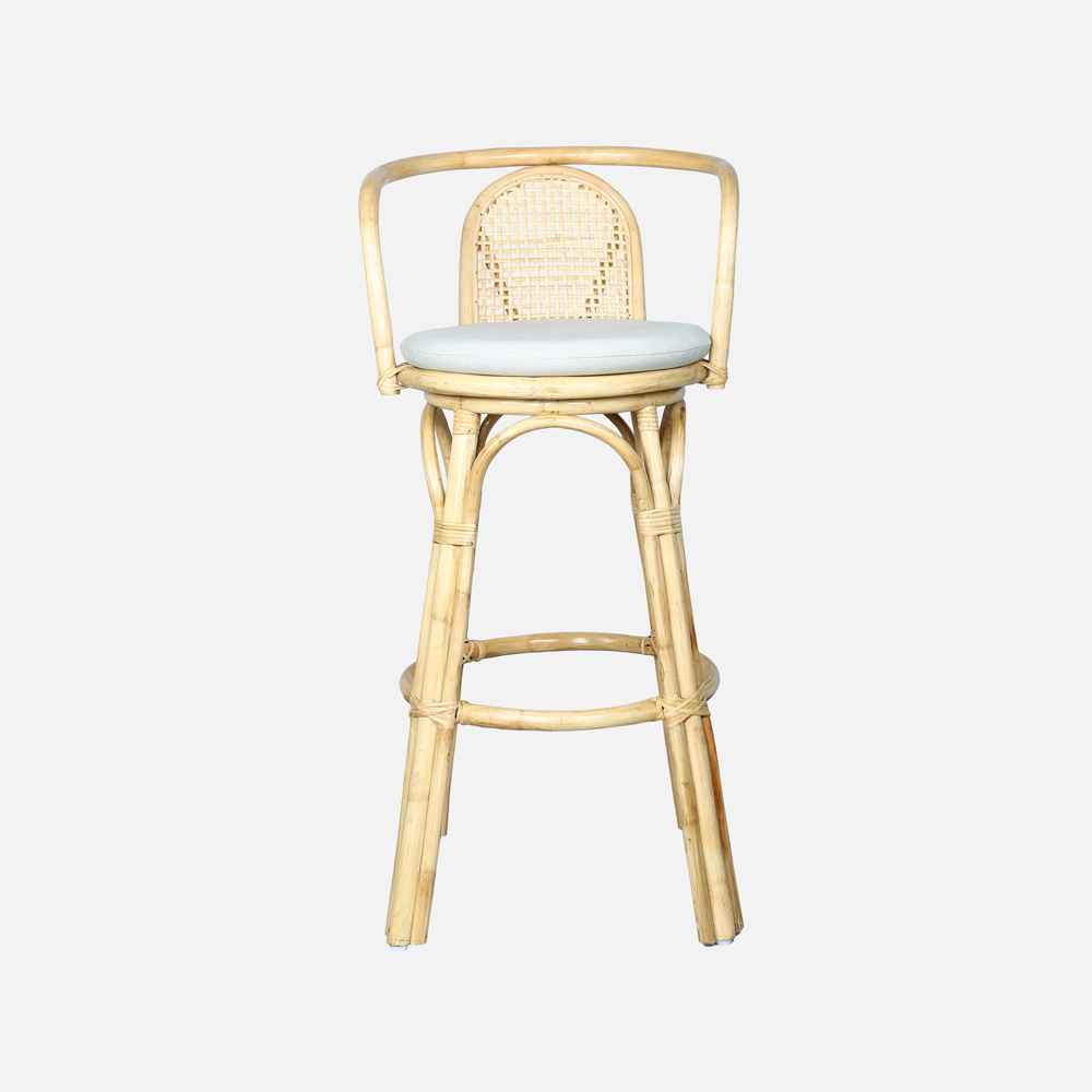 Nature's Elegance Bamboo Barstool