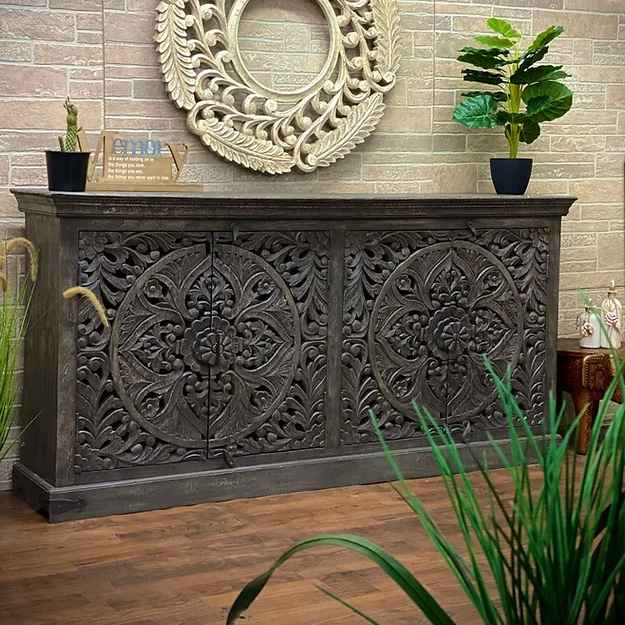 The Mehrab White Jaali Mirror
