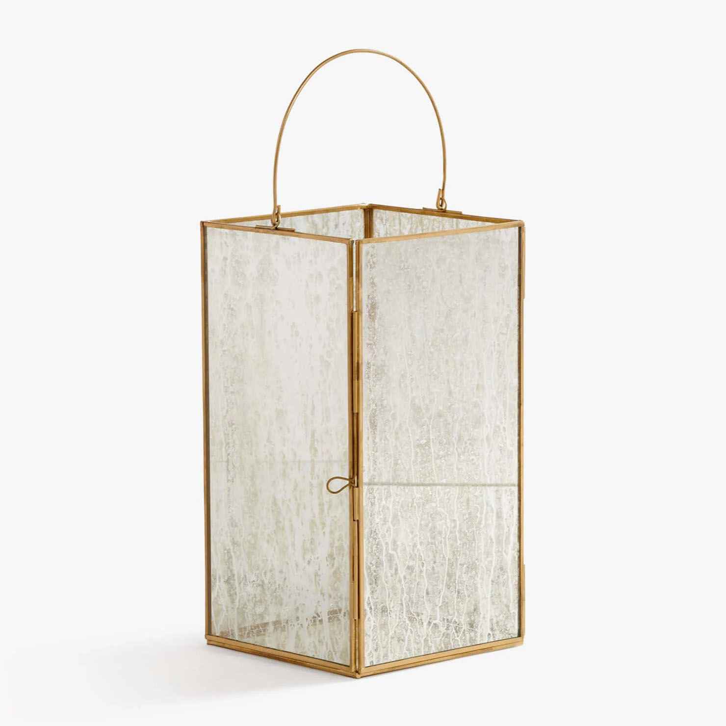 White Paper Lantern; Handmade Paper With Real Grass