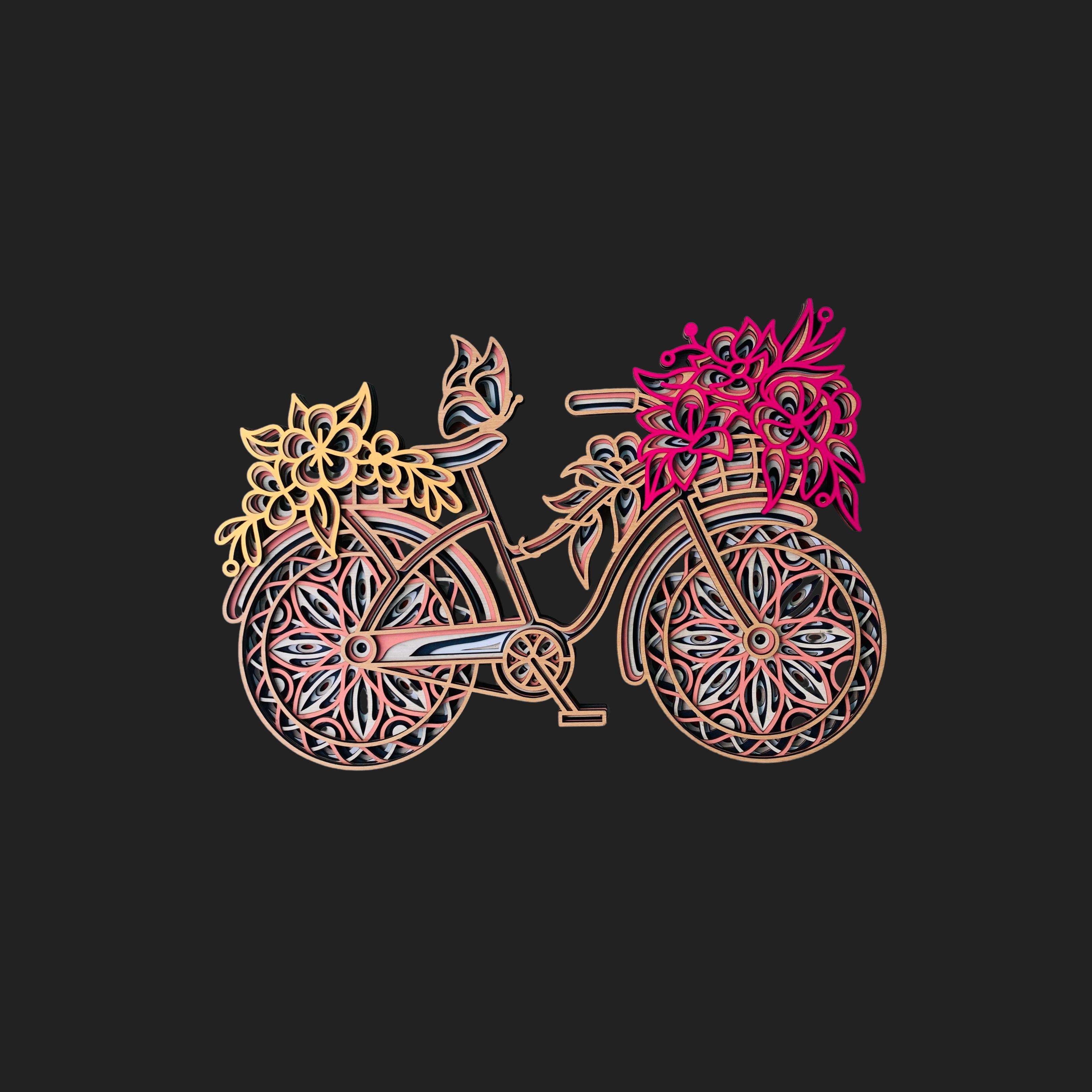 Bike mandala art discount