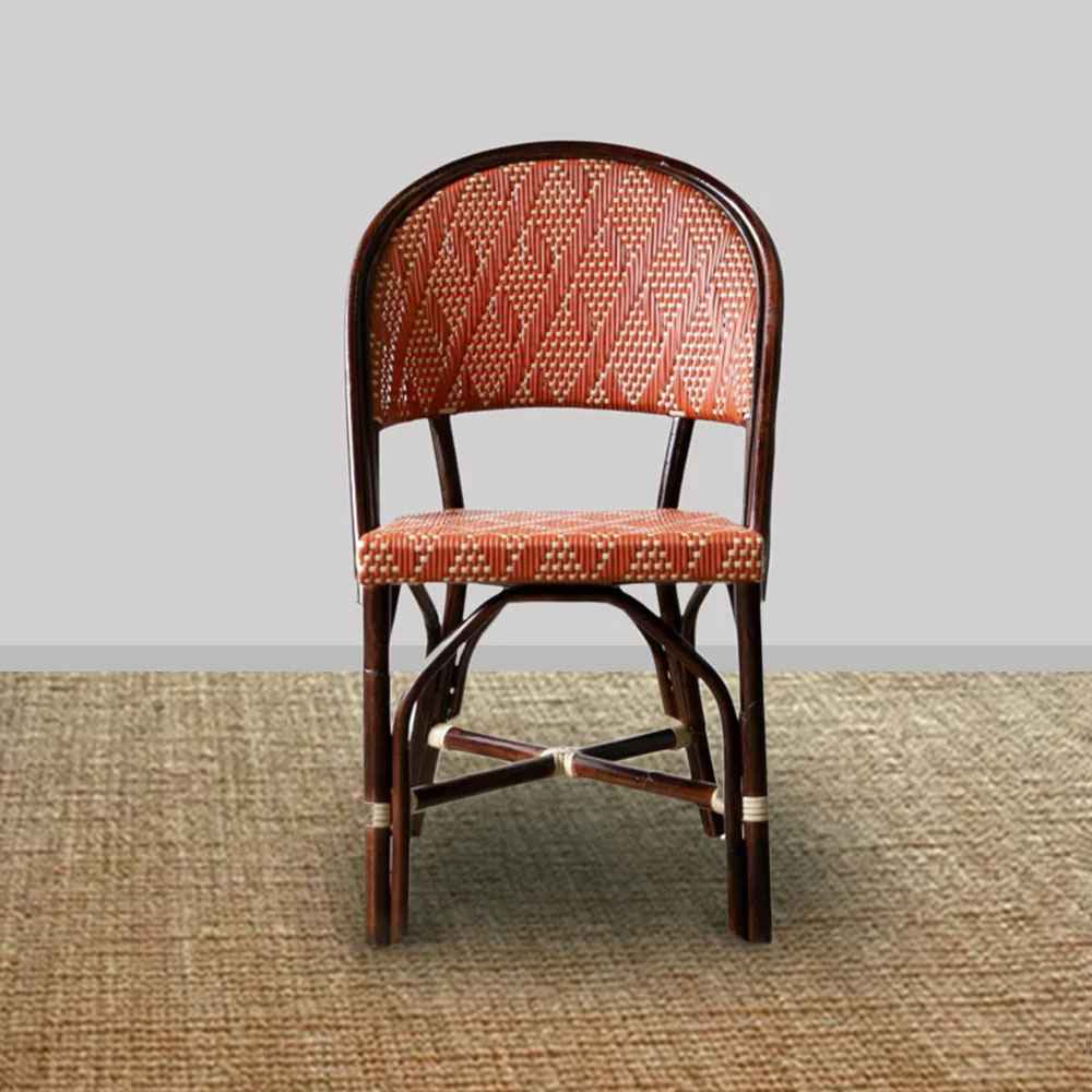 Montauk Rattan Chair - Black