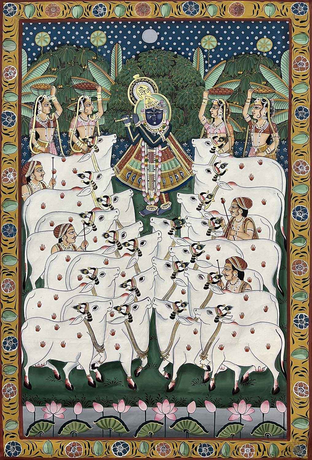 Handmade Krishna & Radha ji Painting
