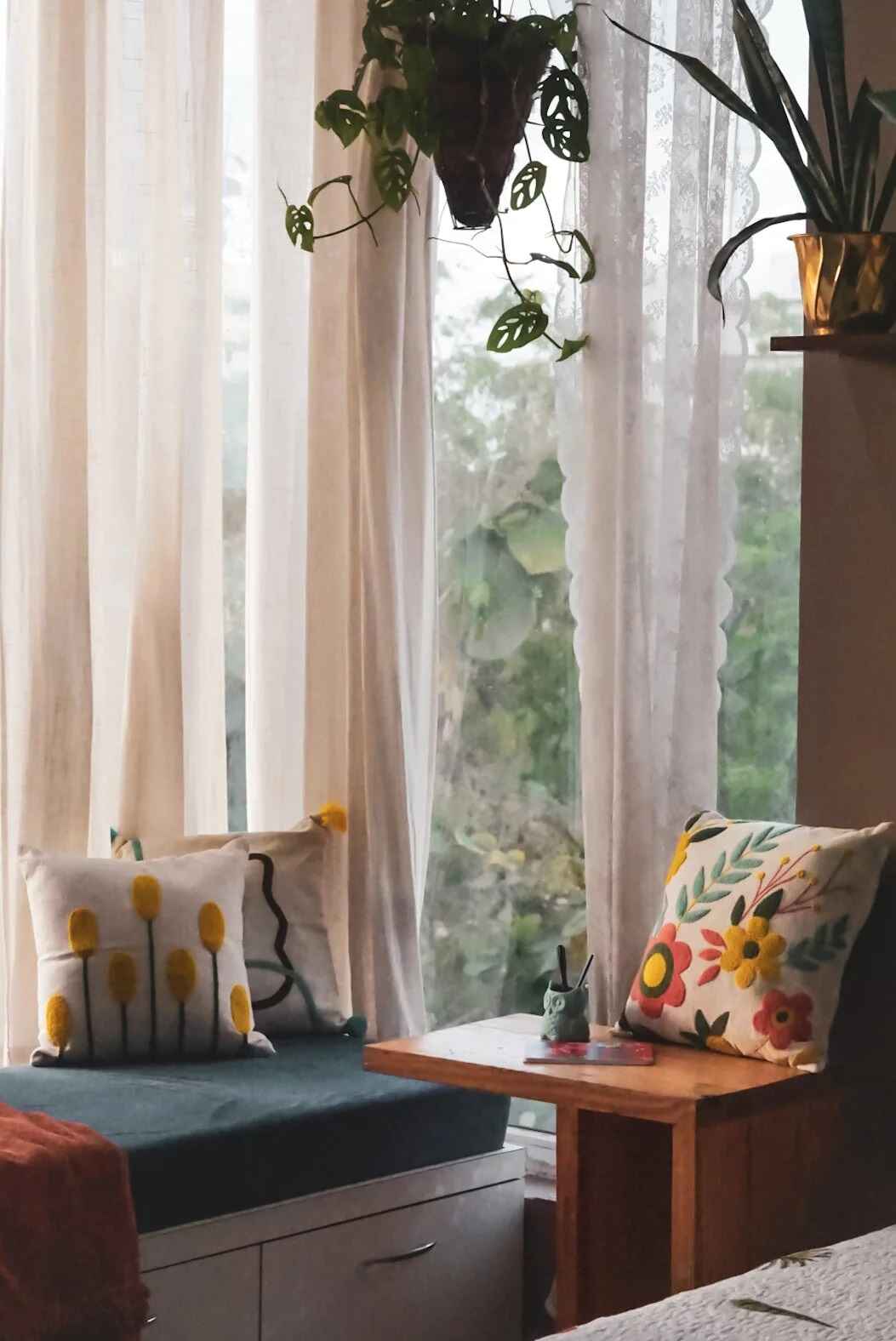 Amber Punch Needle Pillows