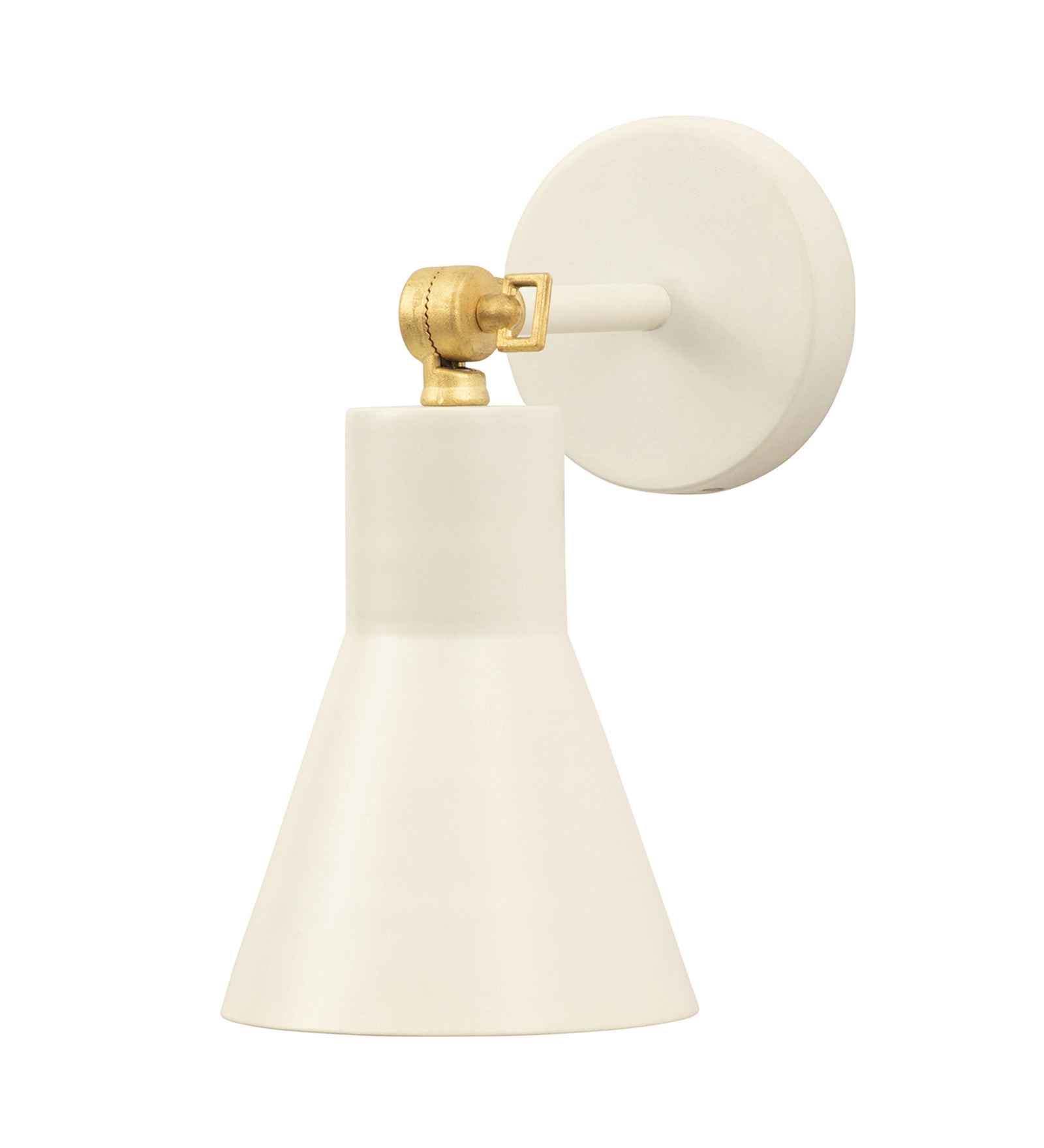 Liam Small White Wall Sconce