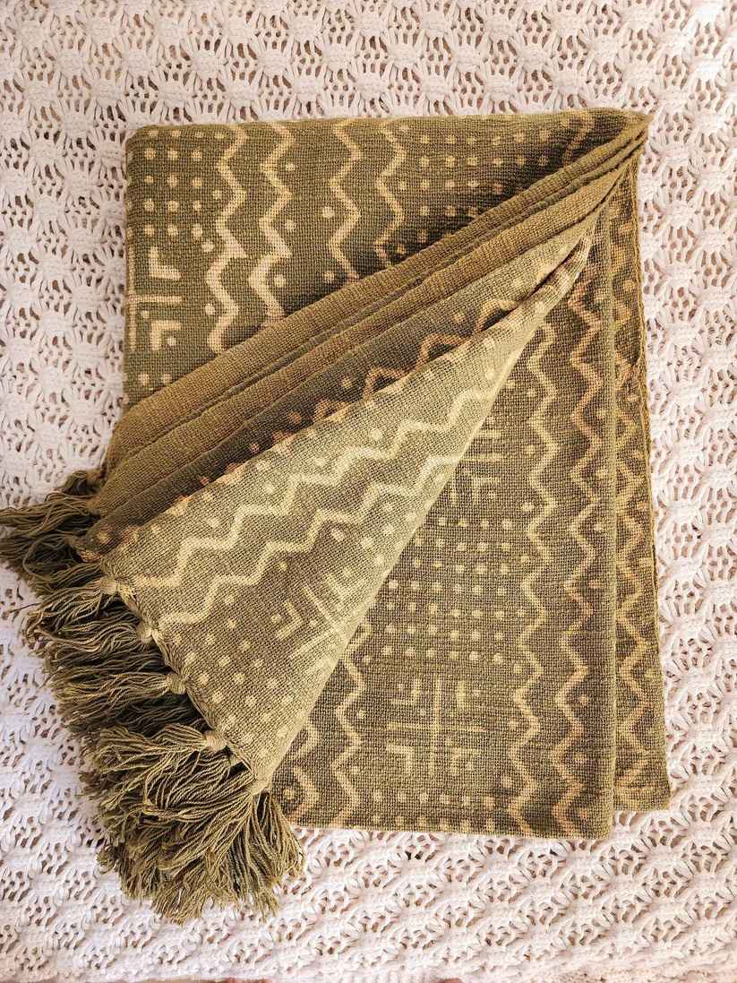 Sania Mudcloth Throw